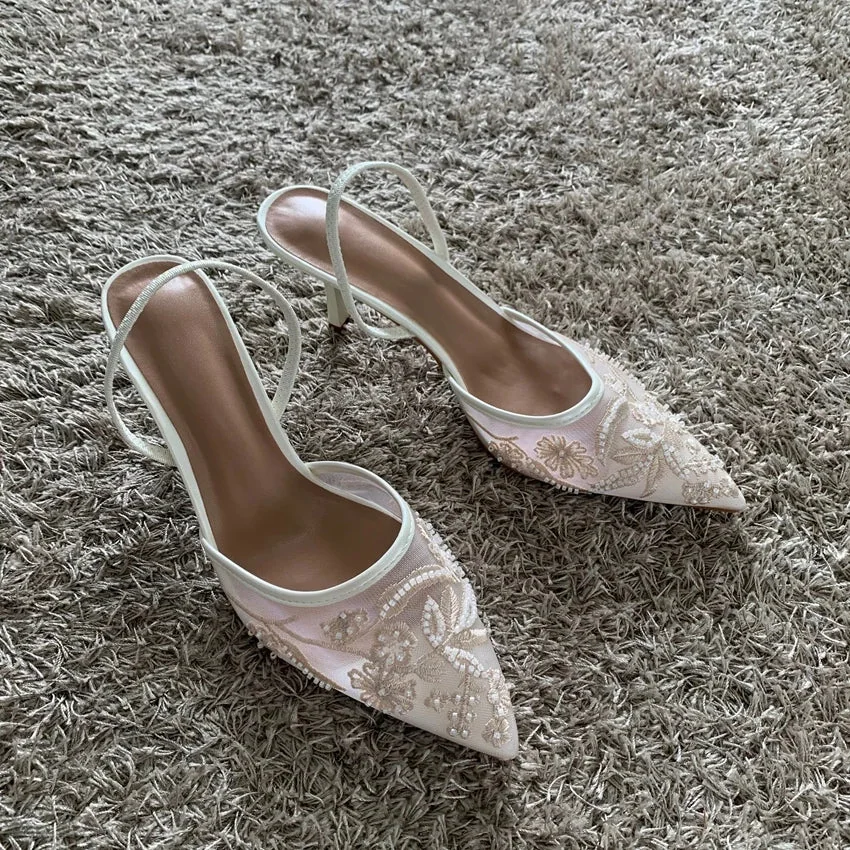 リセ メッシュスリングバックパンプスのカラーバリエーション（画像2）