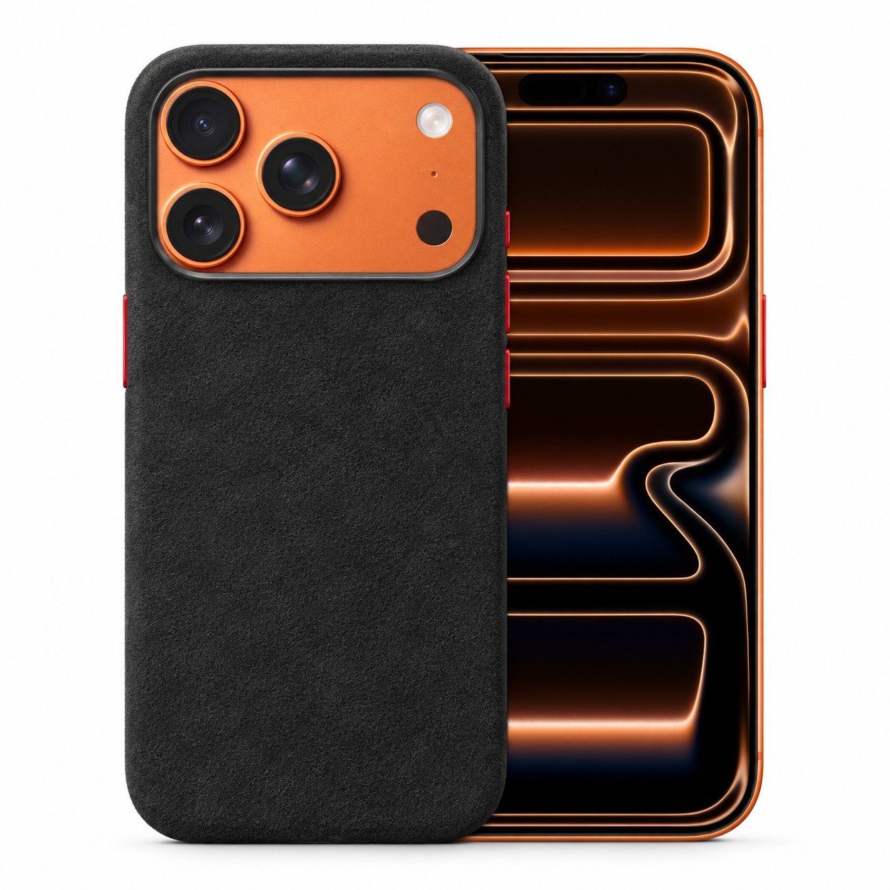 アルカンターラケース ブラック iPhone 17 Pro