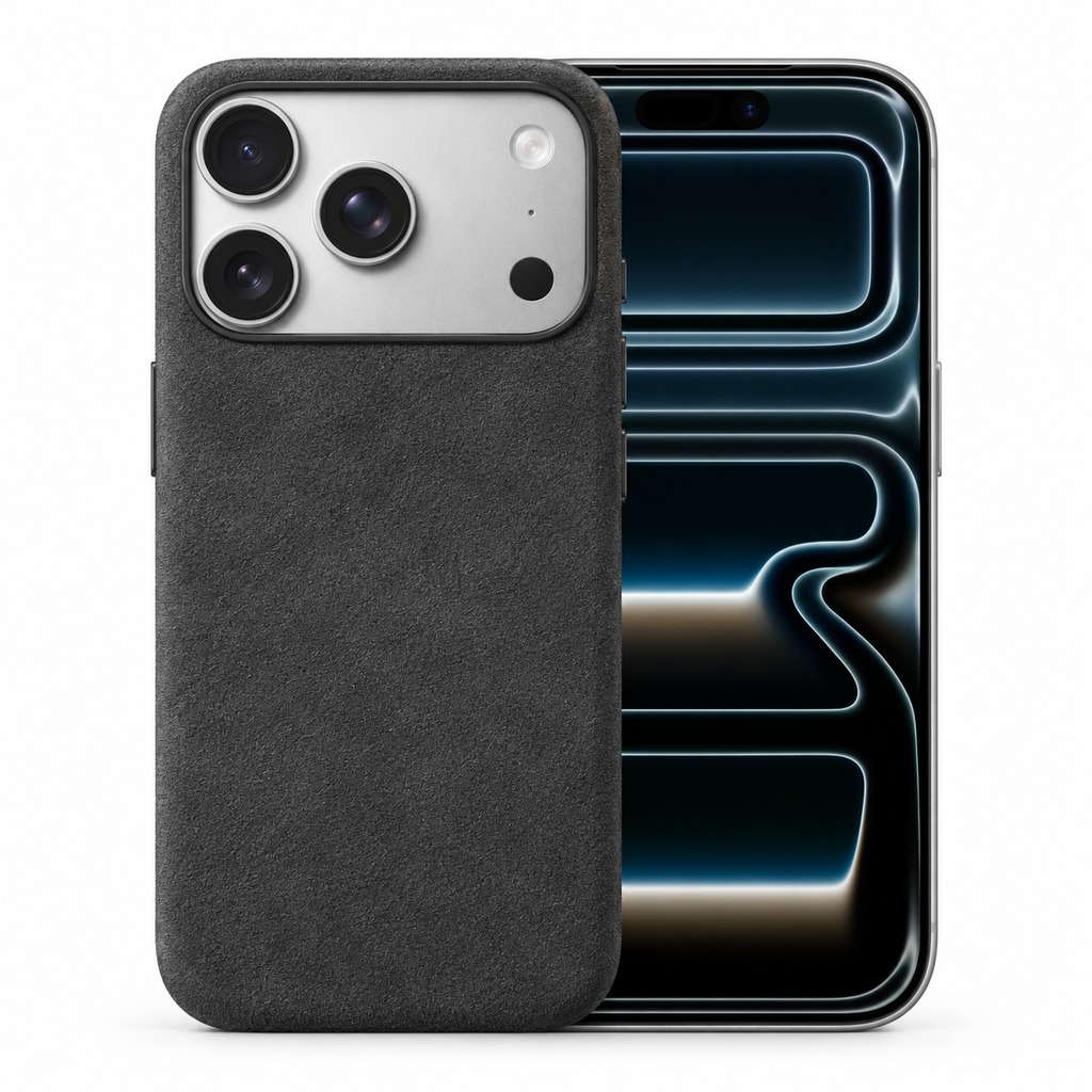 アルカンターラケース ダークグレー iPhone 17 Pro