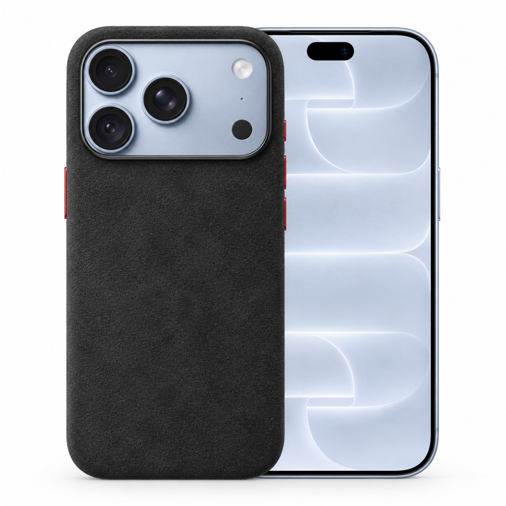 アルカンターラケース ブラック iPhone 18 Pro