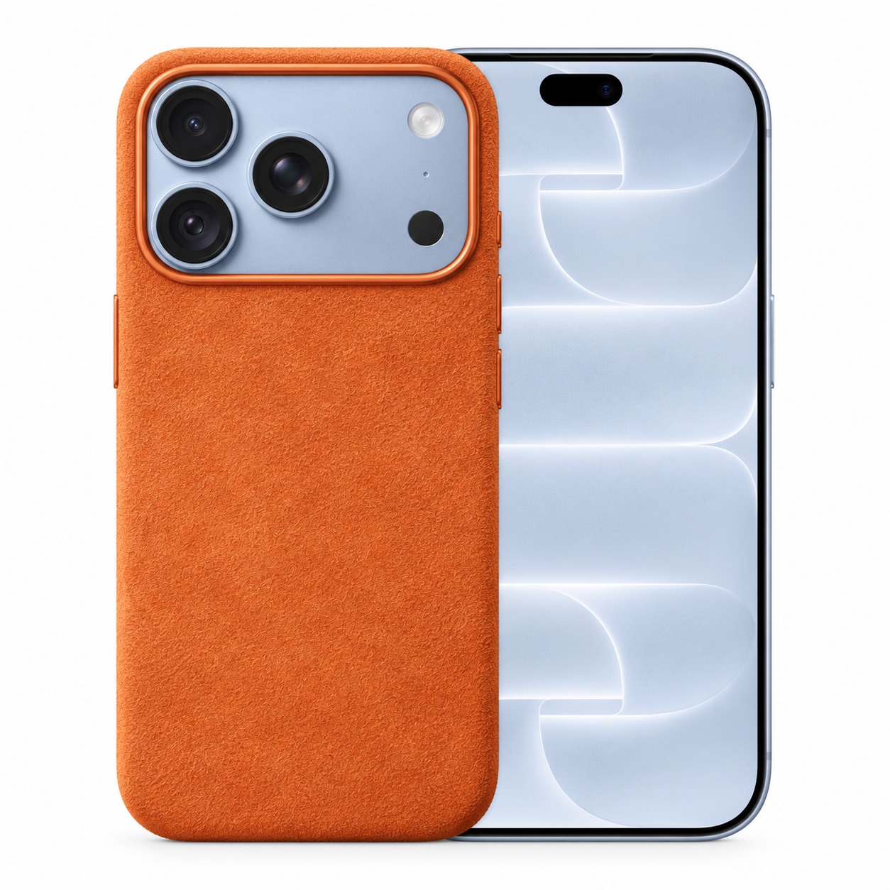 アルカンターラケース オレンジ iPhone 18 Pro