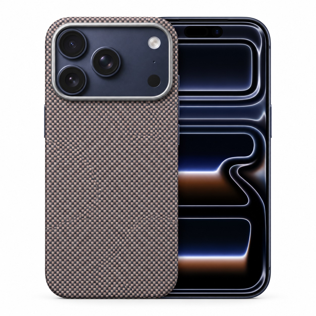 アラミド繊維ケース ブラウン iPhone 17 Pro