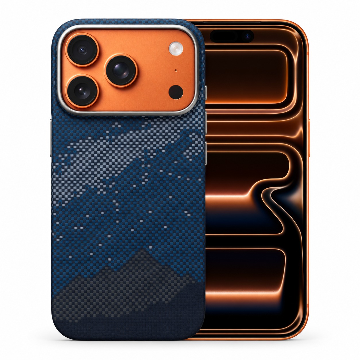 アラミド繊維ケース 星空ネイビー iPhone 17 Pro