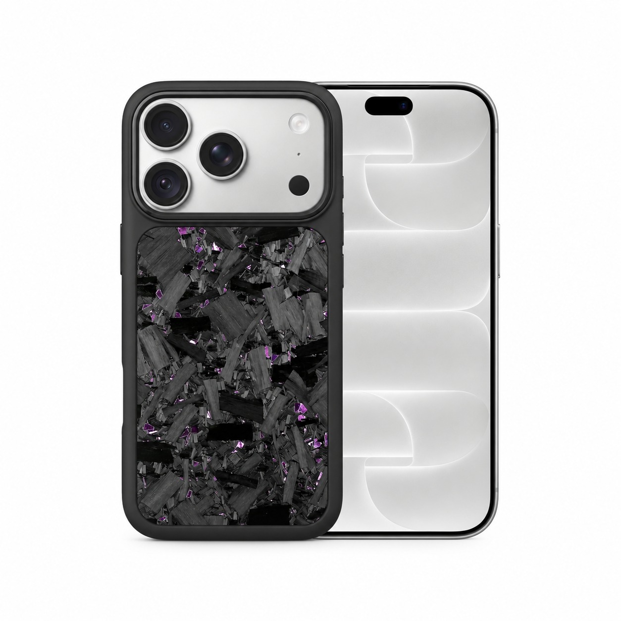 鍛造カーボンケース iPhone 18 Pro ブラックパープル