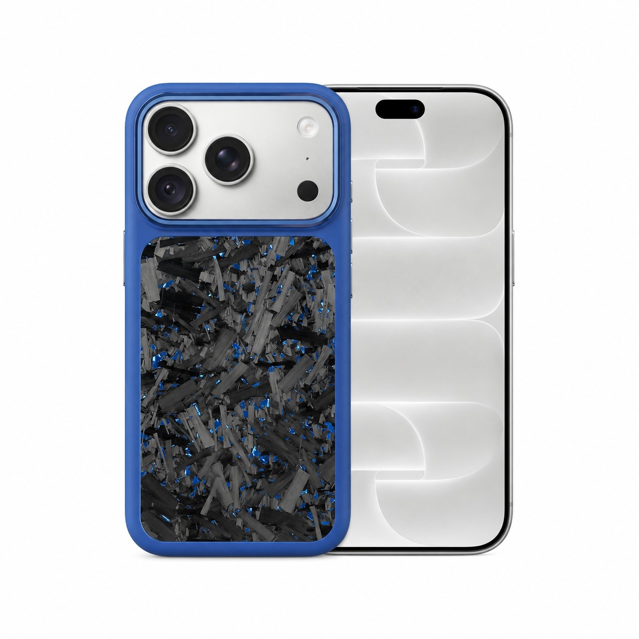 鍛造カーボンケース iPhone 18 Pro ブルー