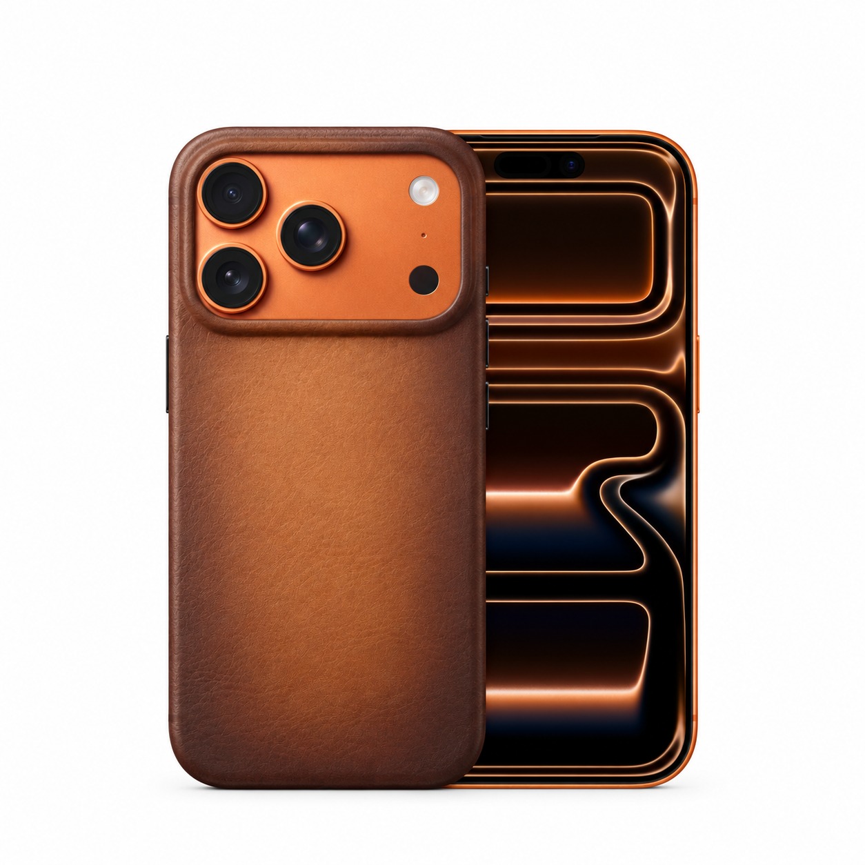 イタリアンレザー本革 iPhone 17 Pro / Pro Max ケース グラデーション仕上げ MagSafe対応