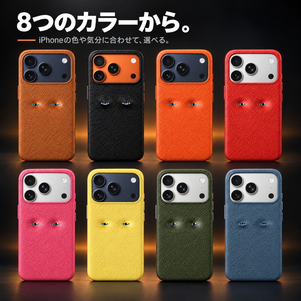8つのカラーから。