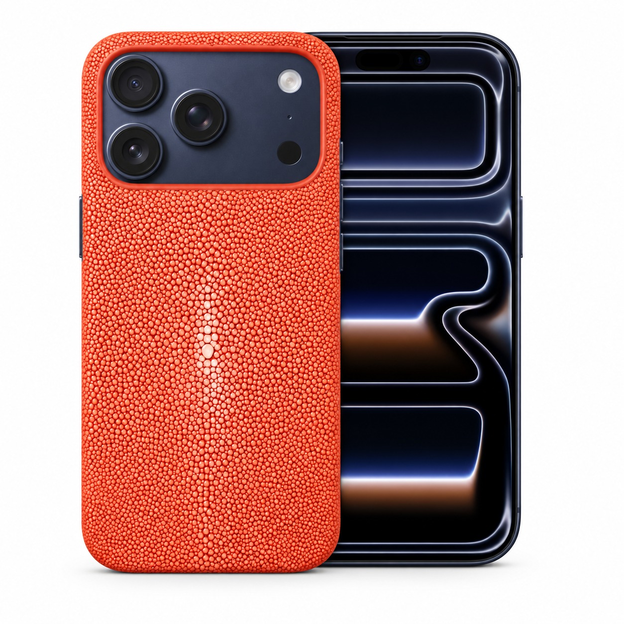 スティングレイ（エイ革）iPhone 17 Pro / Pro Max ケース ハンドメイド