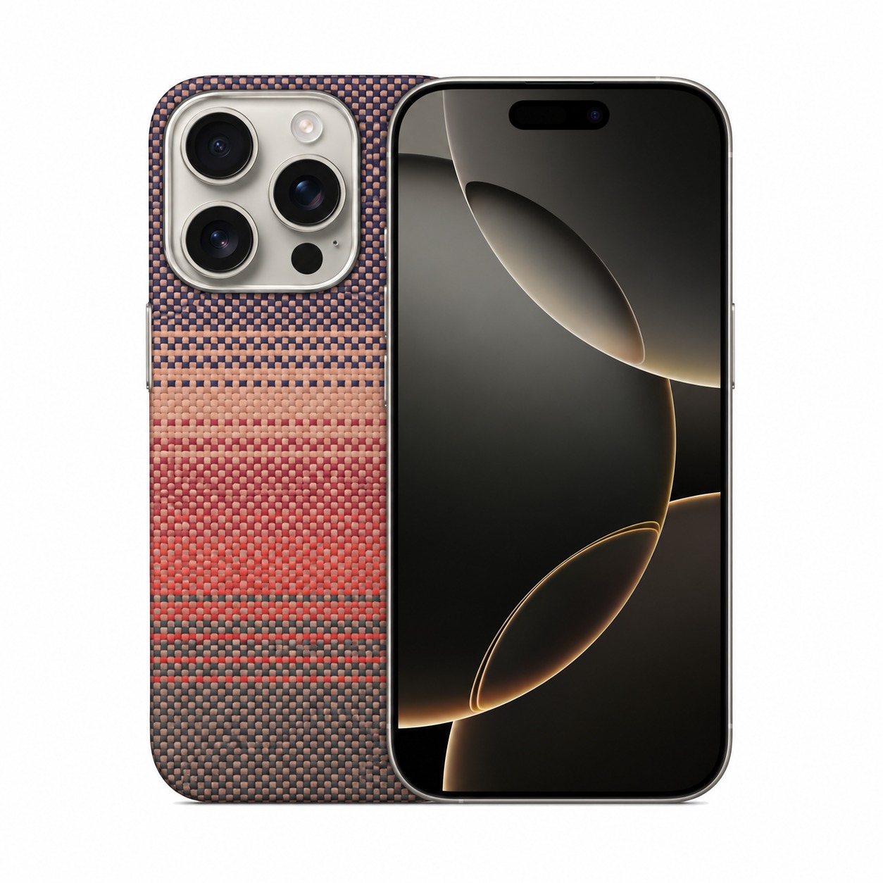 アラミド繊維ケース サンセット iPhone 16 Pro