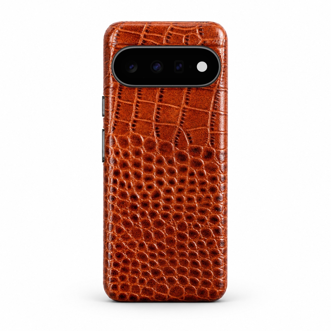 クロコ型押し本革ケース キャメル Pixel 11