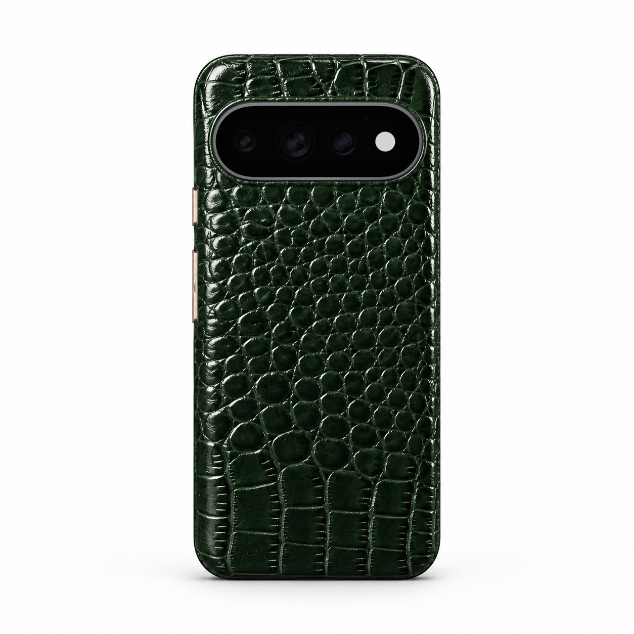 クロコ型押し本革ケース ダークグリーン Pixel 11 Pro / 11 Pro XL