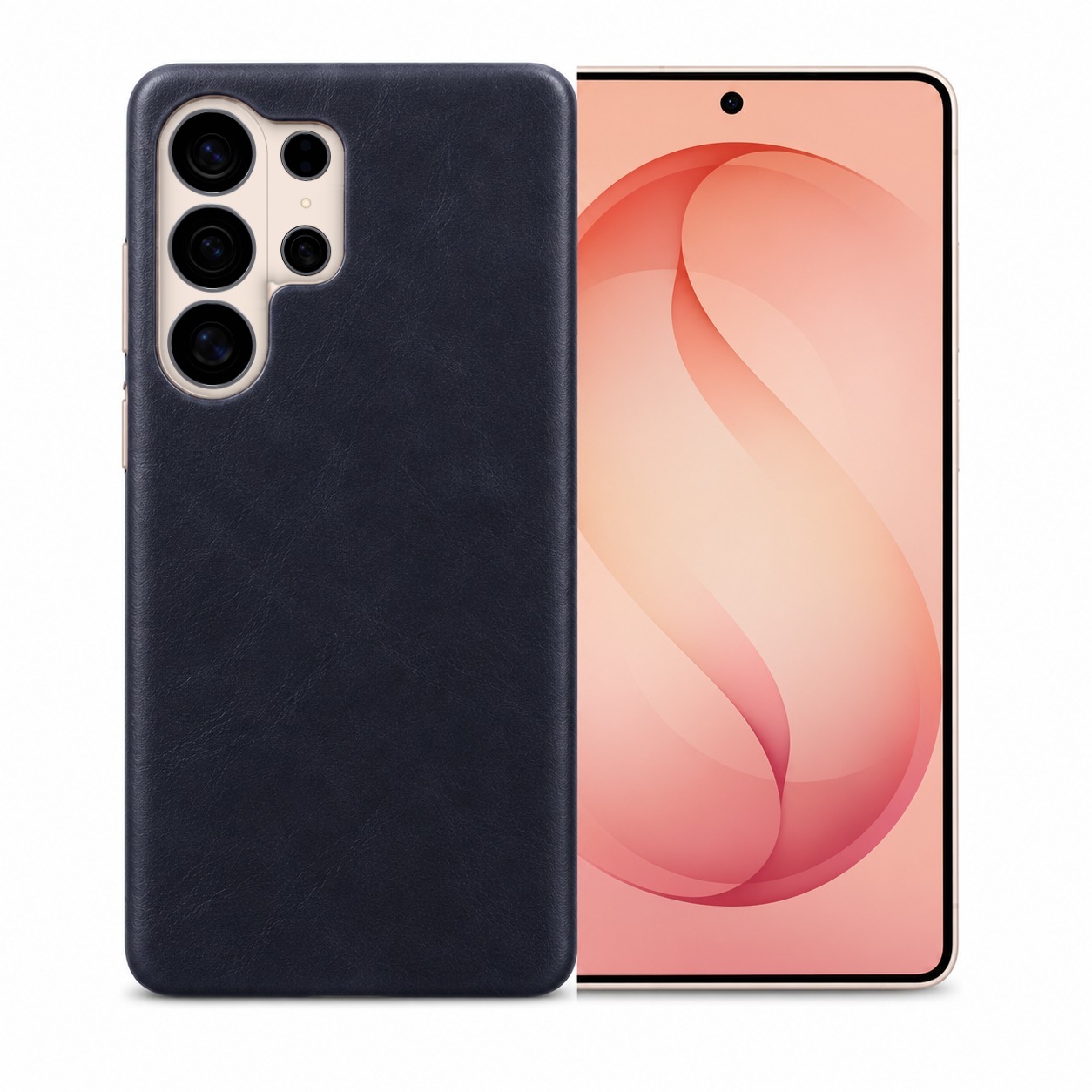本革 牛革 Galaxy S26 Ultra ネイビー