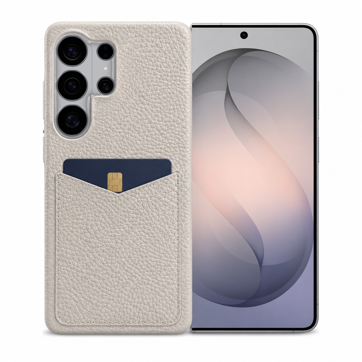 本革 Galaxy S26 Ultra ライトグレー