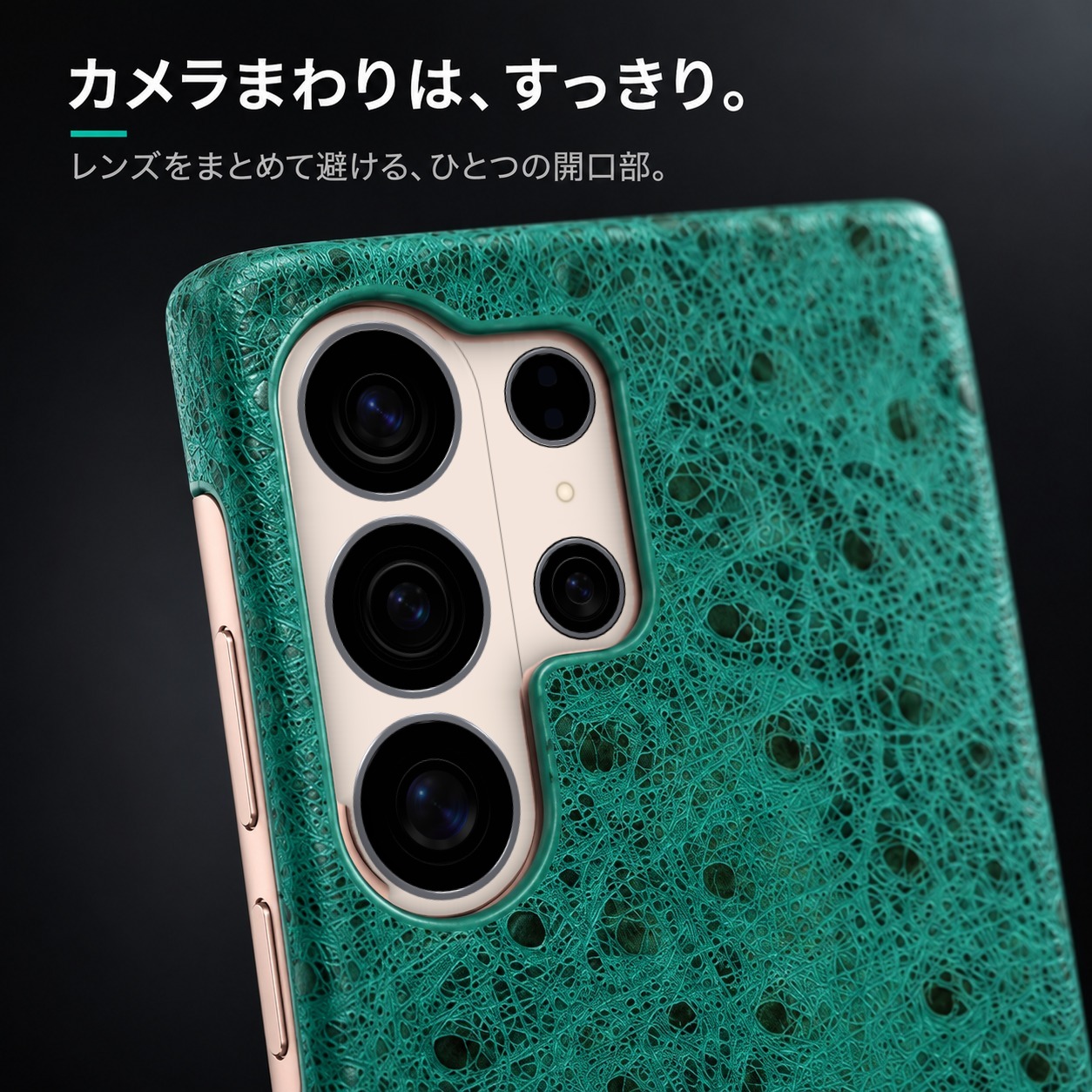 カメラまわりは、すっきり。