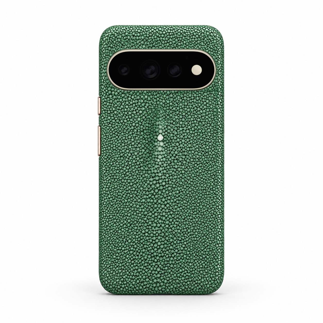 スティングレイ（エイ革）ケース グリーン Pixel 11 Pro / 11 Pro XL