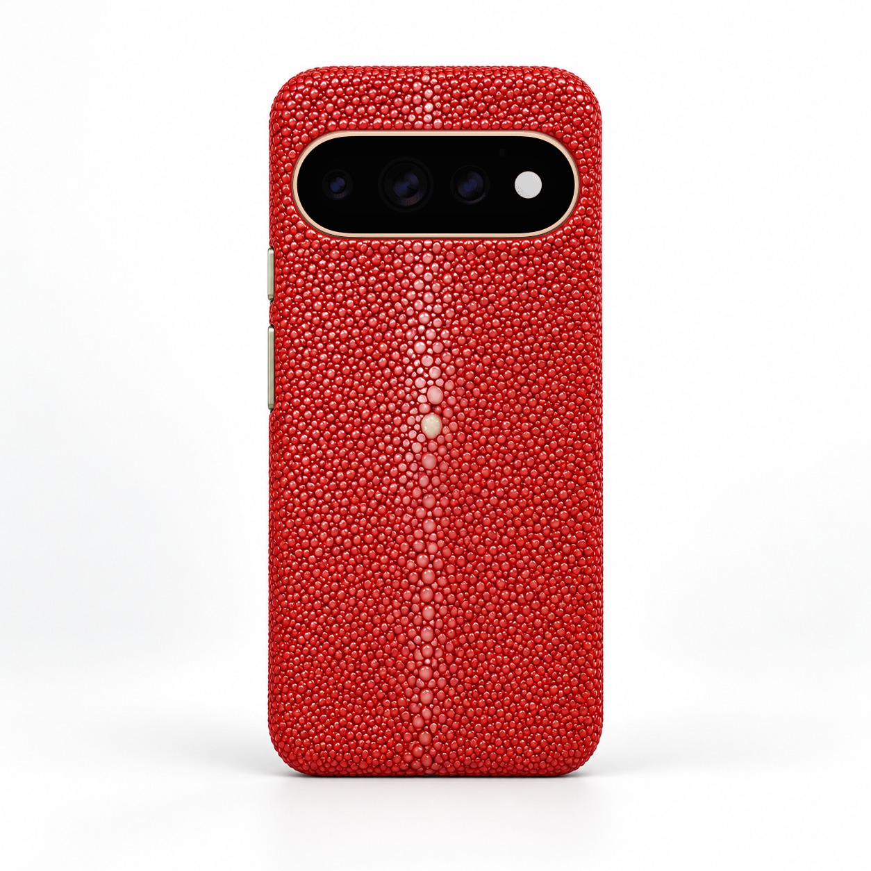 スティングレイ（エイ革）ケース レッド Pixel 11 Pro / 11 Pro XL