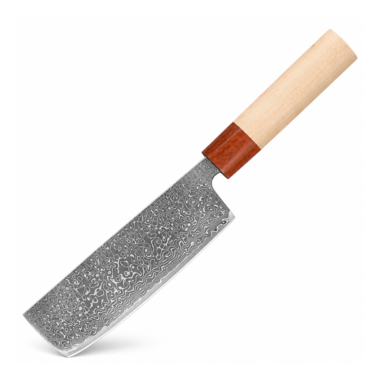 ダマスカス鋼 67層 菜切り包丁 刃渡り約18cm