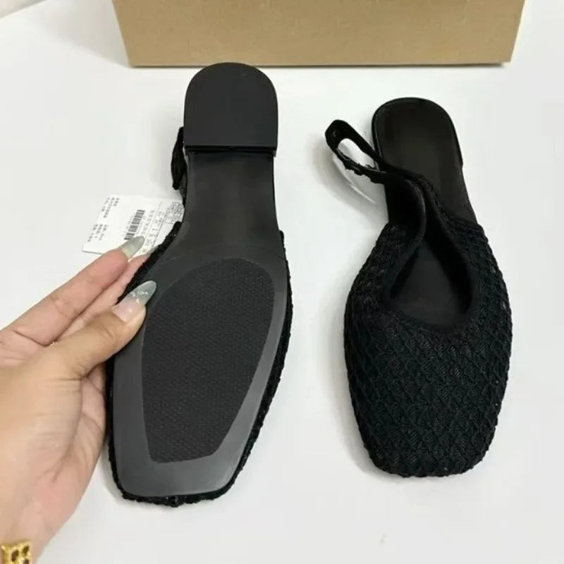 ミア ウーブンスリングバックのディテール（画像4）
